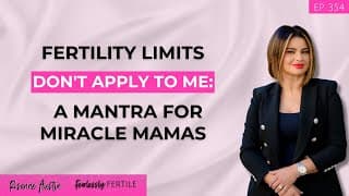 The ONLY Fertility Mantra You Will Ever Need...and It WORKS #ttcover40 #fertilitymindset