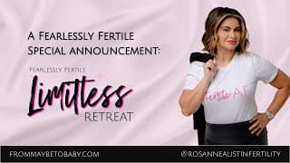 SUPER IMPORTANT Announcement 📢 #fertilityjourney #fearlesslyfertile